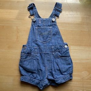 Baby Girl 12-18M Jean Overalls